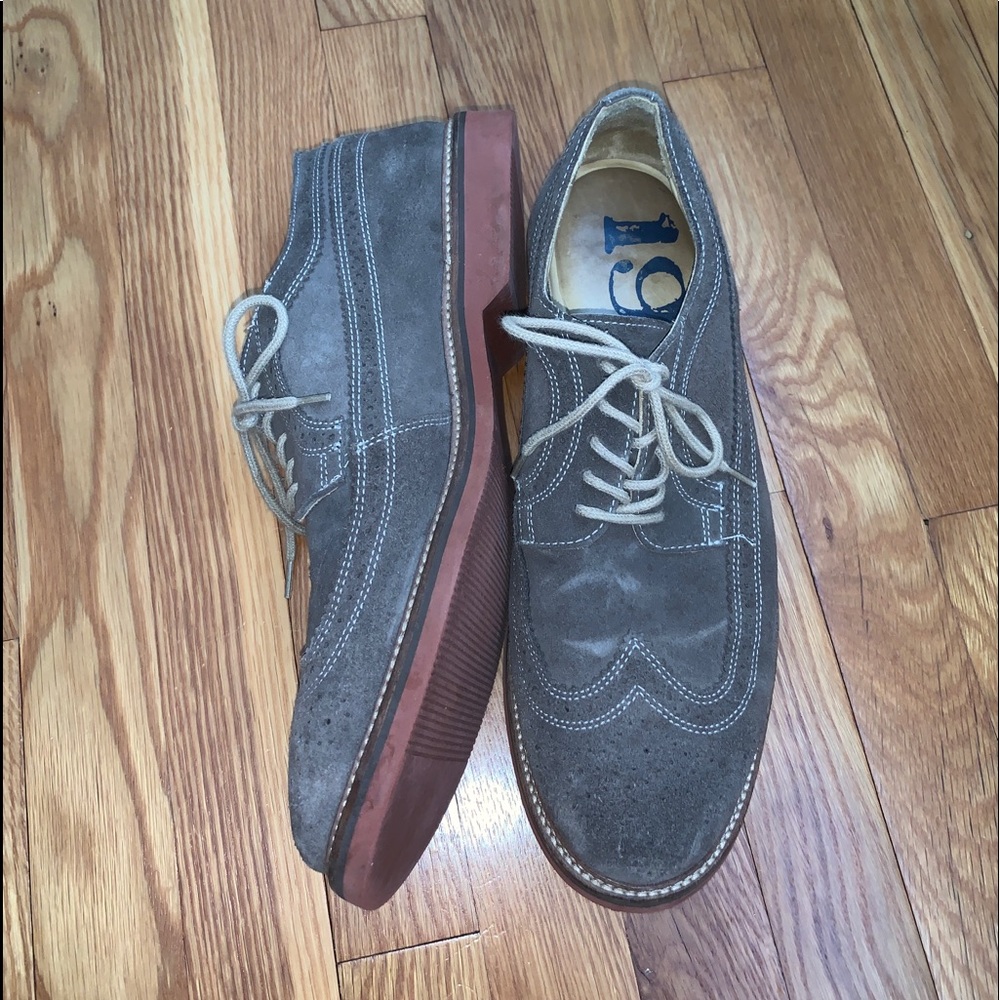 Nordstrom 1901 Men’s Gray Suede Leather Shoes